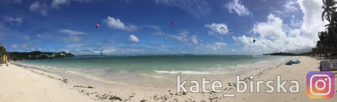 Панорама пляжа Булабог