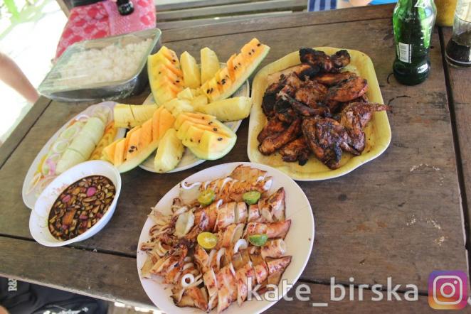 Вкуснейший обед на острове